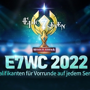 Veröffentlichung der Spieltabelle der E7WC 2022 Vorrunde