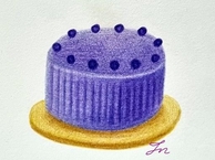 블루베리 케이크