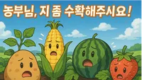 농부님! 저 좀 수확해주세요!