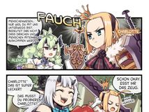 [Der offizielle 4-Cut Cartoon] Yufine, Charlotte and Alencia