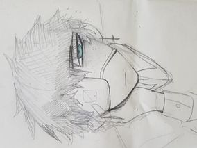 자캐셰인 선화손그림