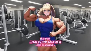 근육녀 리사 육성일기