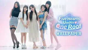 Five Hearts Under One Roof Wallpaper