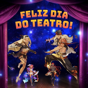 🎭 Feliz Dia do Teatro!