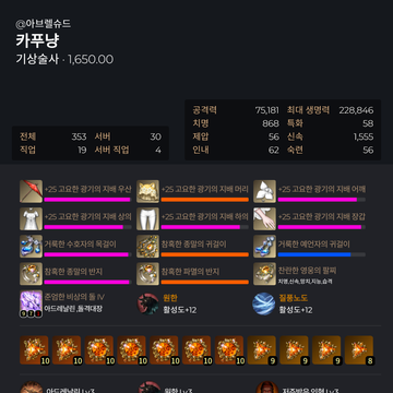 기상술사 살려내