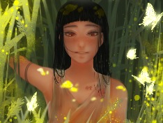 풀숲의소녀