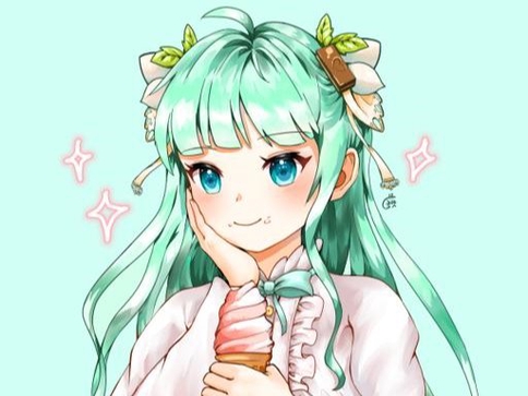 민트초코 아이스크림!